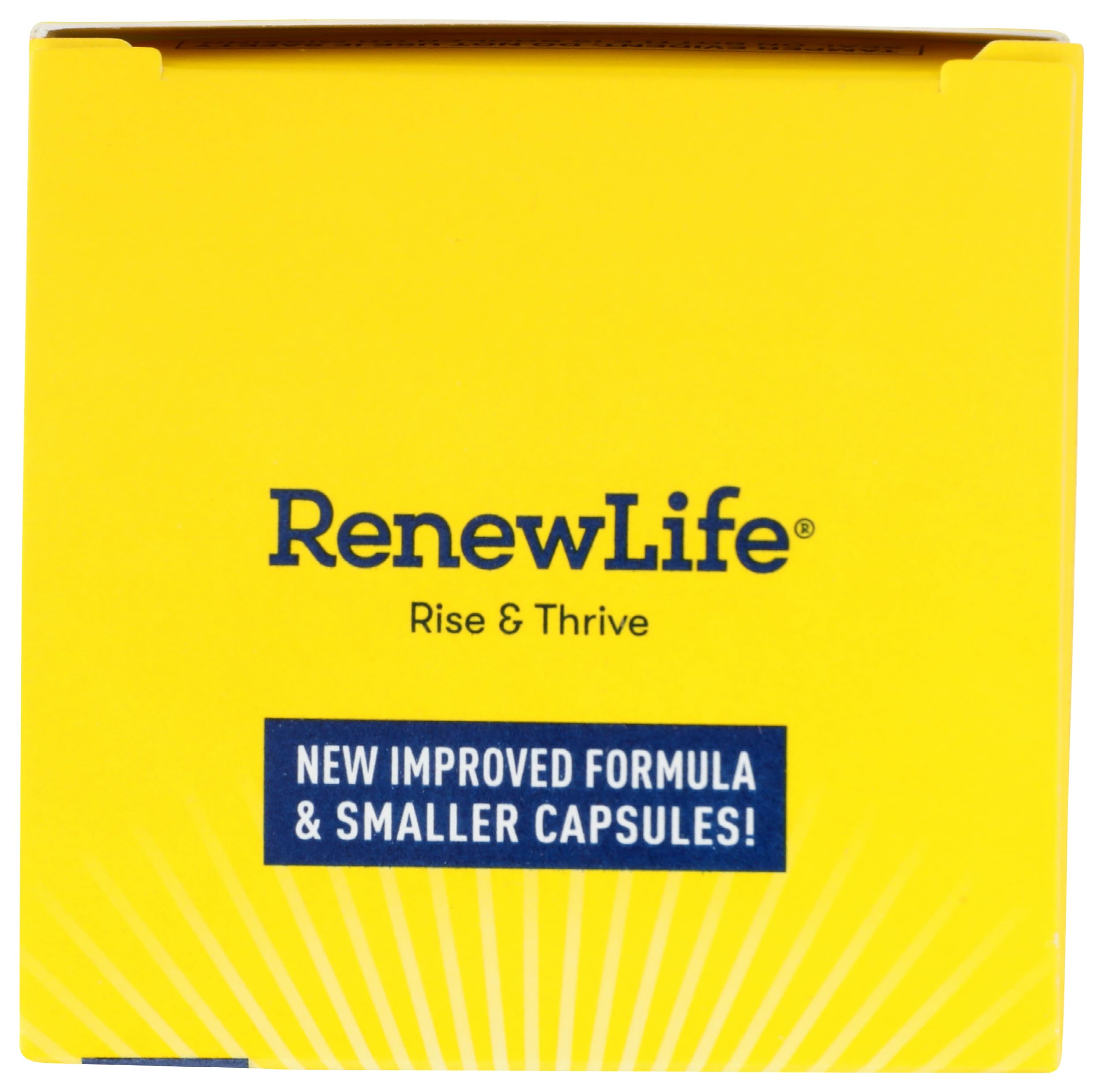 Renew Life Probiotic Extra Care 50B capsules close-up ideal for quick daily wellness.