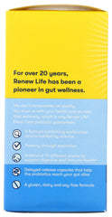 Renew Life Probiotic Extra Care 50B packaging on shelf conveys trusted blend.