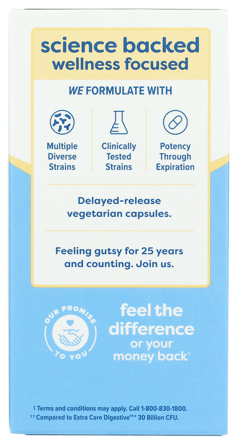 Close-up of Renew Life Ultimate Flora bottle cap highlighting easy daily probiotic use.
