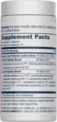 Renew Life Women's Probiotic capsules close-up, delayed-release for gut survival.