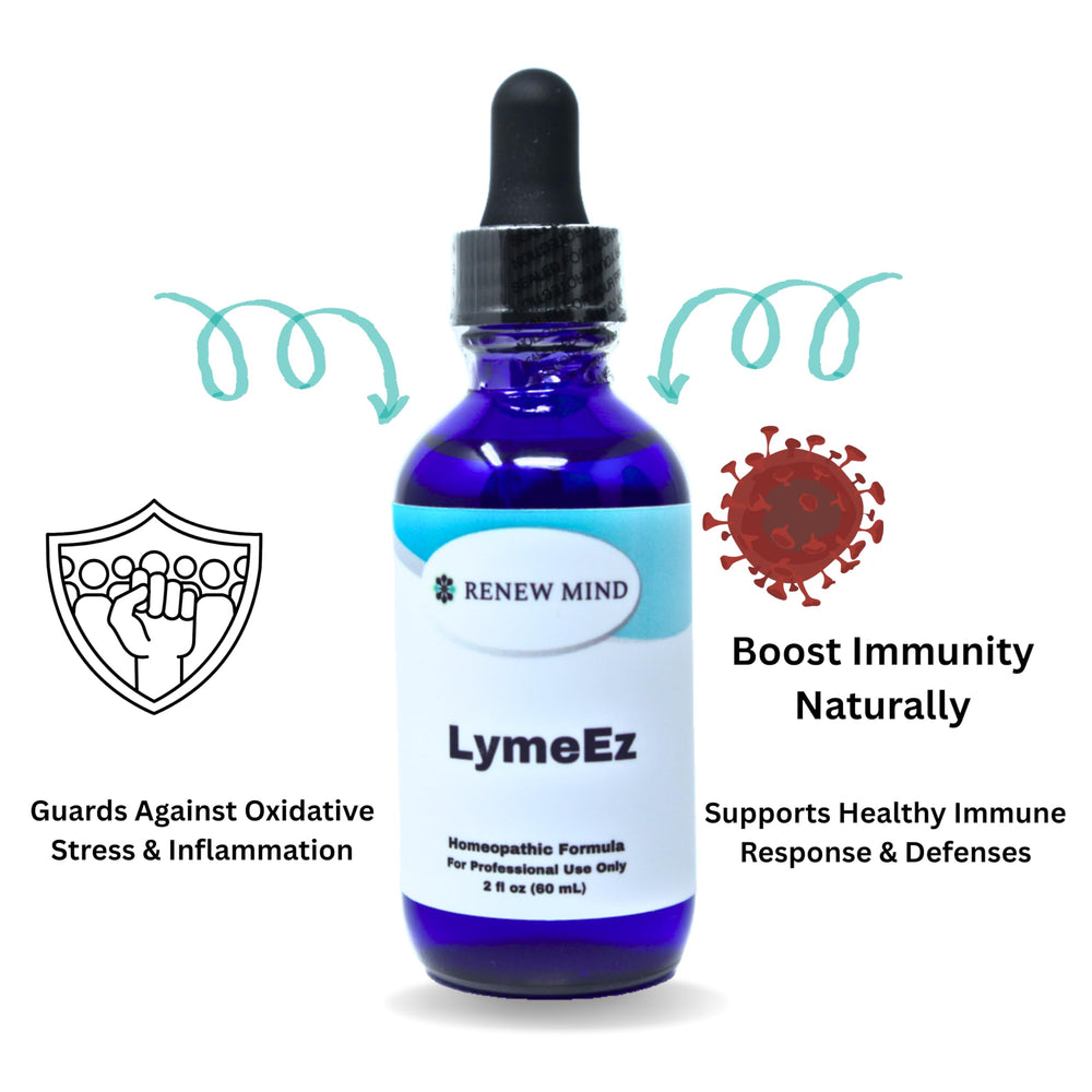 RenewMind LymeEz daily routine setup hints at easy integration into wellness habits.