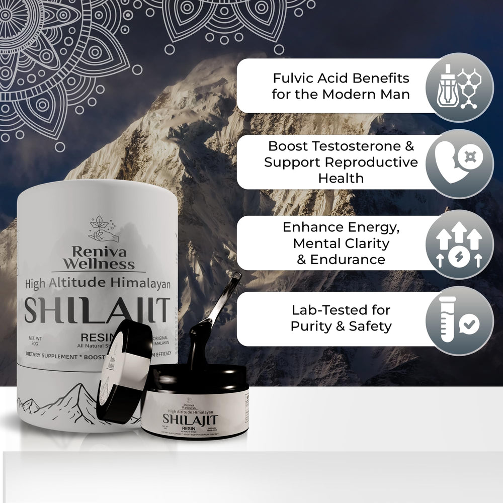 Lab-tested purity certificate confirming Reniva Shilajit Resin safety and heavy metal testing.