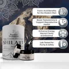 Lab-tested purity certificate confirming Reniva Shilajit Resin safety and heavy metal testing.