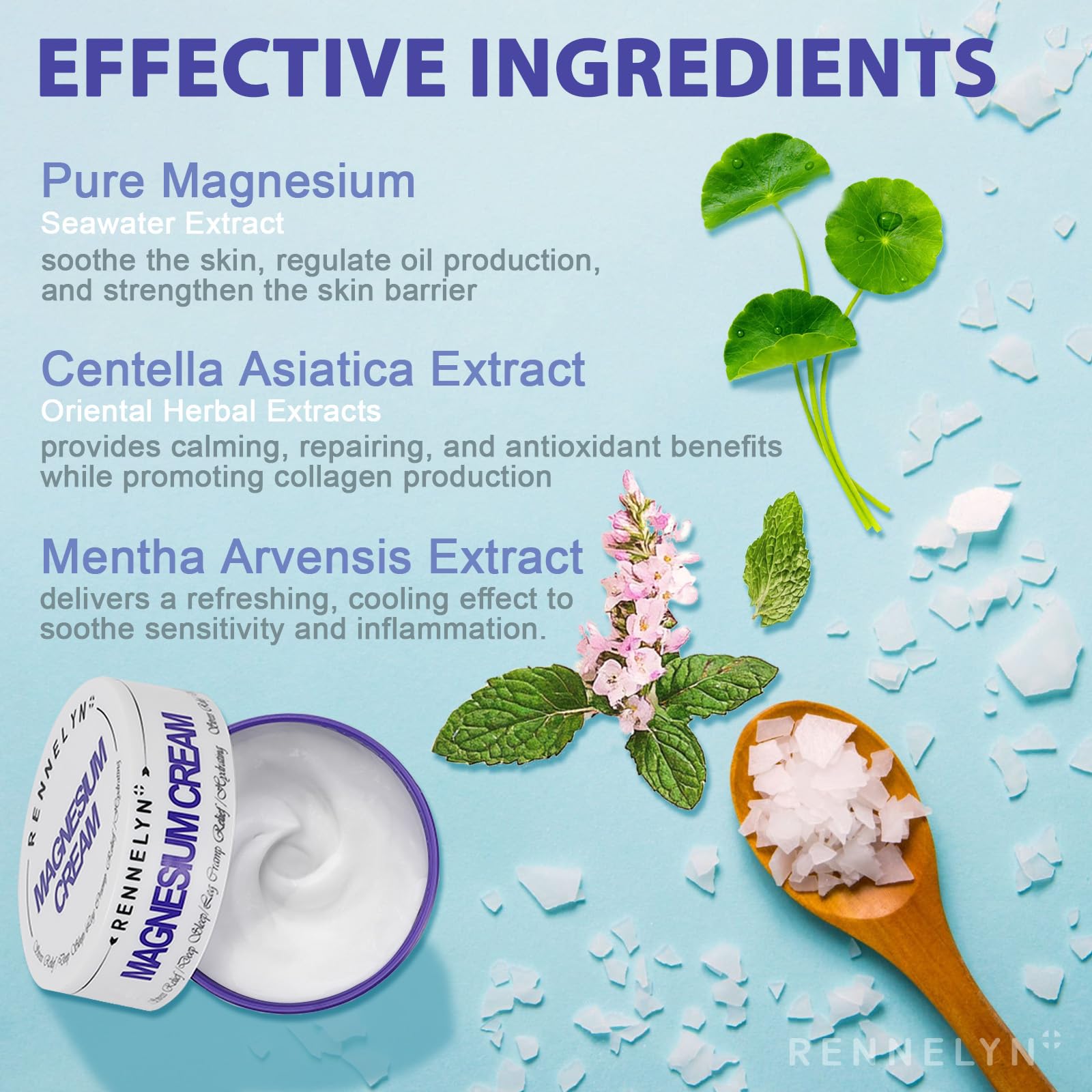 Rennelyn Magnesium Cream on legs during a massage shows targeted relaxation after a busy day.