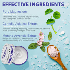 Rennelyn Magnesium Cream on legs during a massage shows targeted relaxation after a busy day.