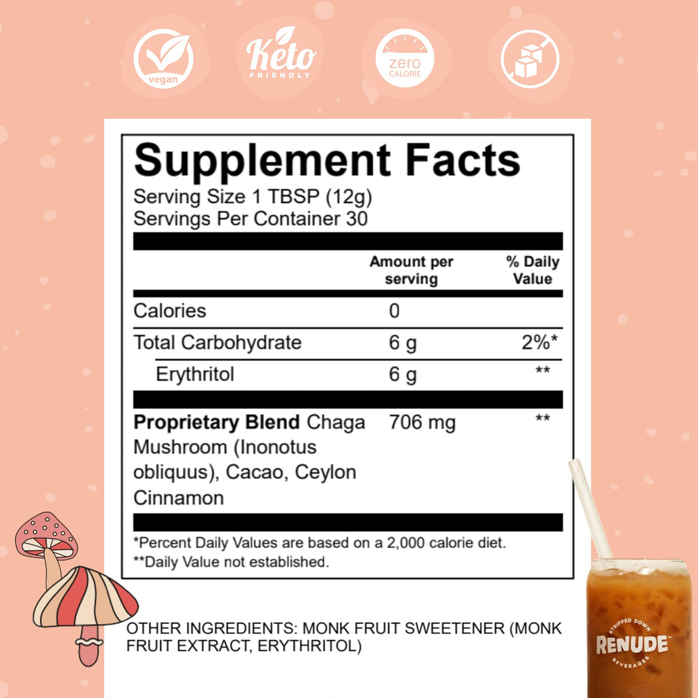 Instant mix adapts to smoothies or tea for quick energy boosts.