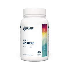 Renue By Science Apigenin bottle cap showing easy-dose access for daily use