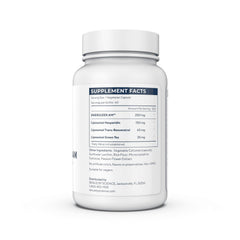 Energizer AM capsules close-up showing liposomal delivery for better absorption.