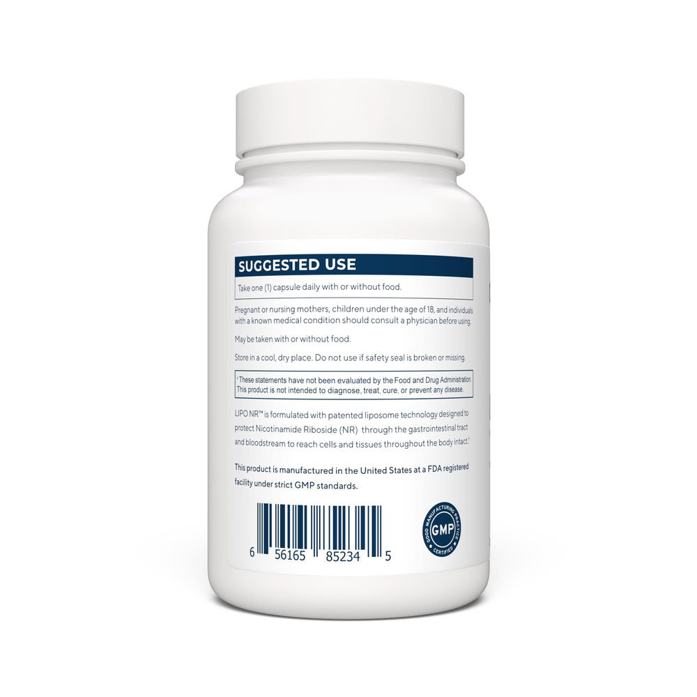 Renue By Science nicotinamide riboside capsules arranged for daily use