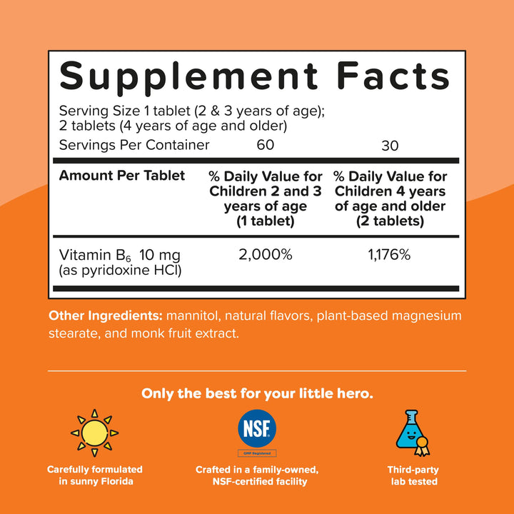 Renzo's Bright and Brainy vitamins made in a Florida facility.