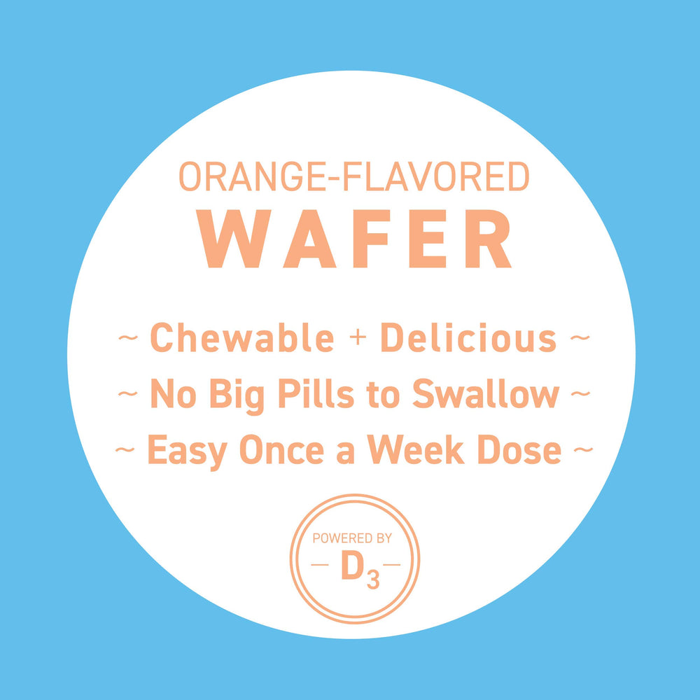 Replesta four-wafers-per-box packaging shown for a complete weekly supply.