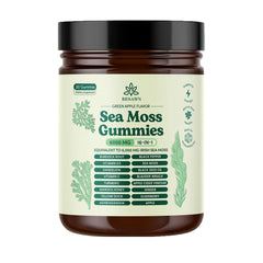 RESAWN Sea Moss Gummies bottle-pour demonstrates convenient daily use