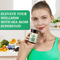 RESAWN Sea Moss Gummies gummy-closeup highlights chewy texture for dosing