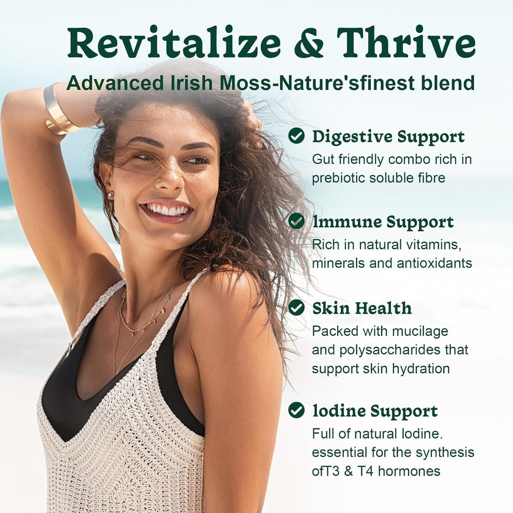 RESAWN Sea Moss Gummies lifestyle usage suggests on-the-go wellness.