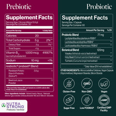 ResBiotic prebeet prebiotic powder being dispensed highlighting gut health and GLP-1