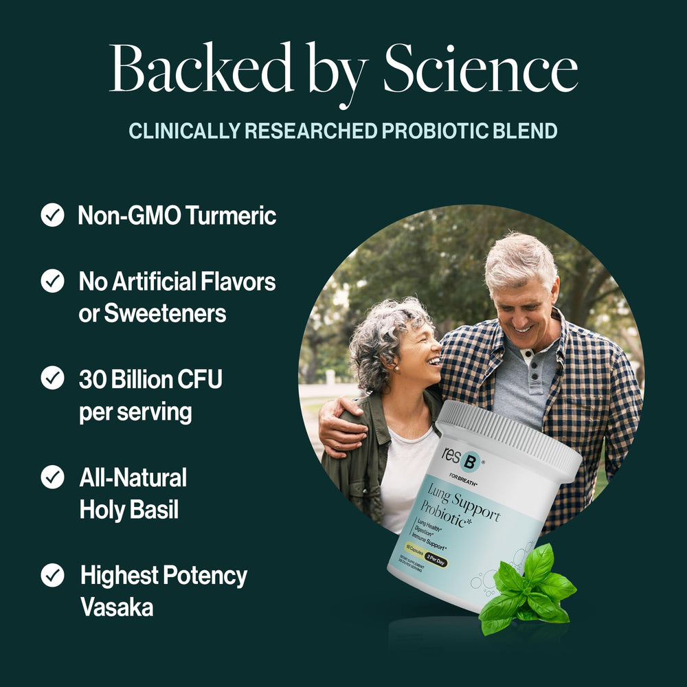 ResBiotic resB third-party testing seal ensures purity