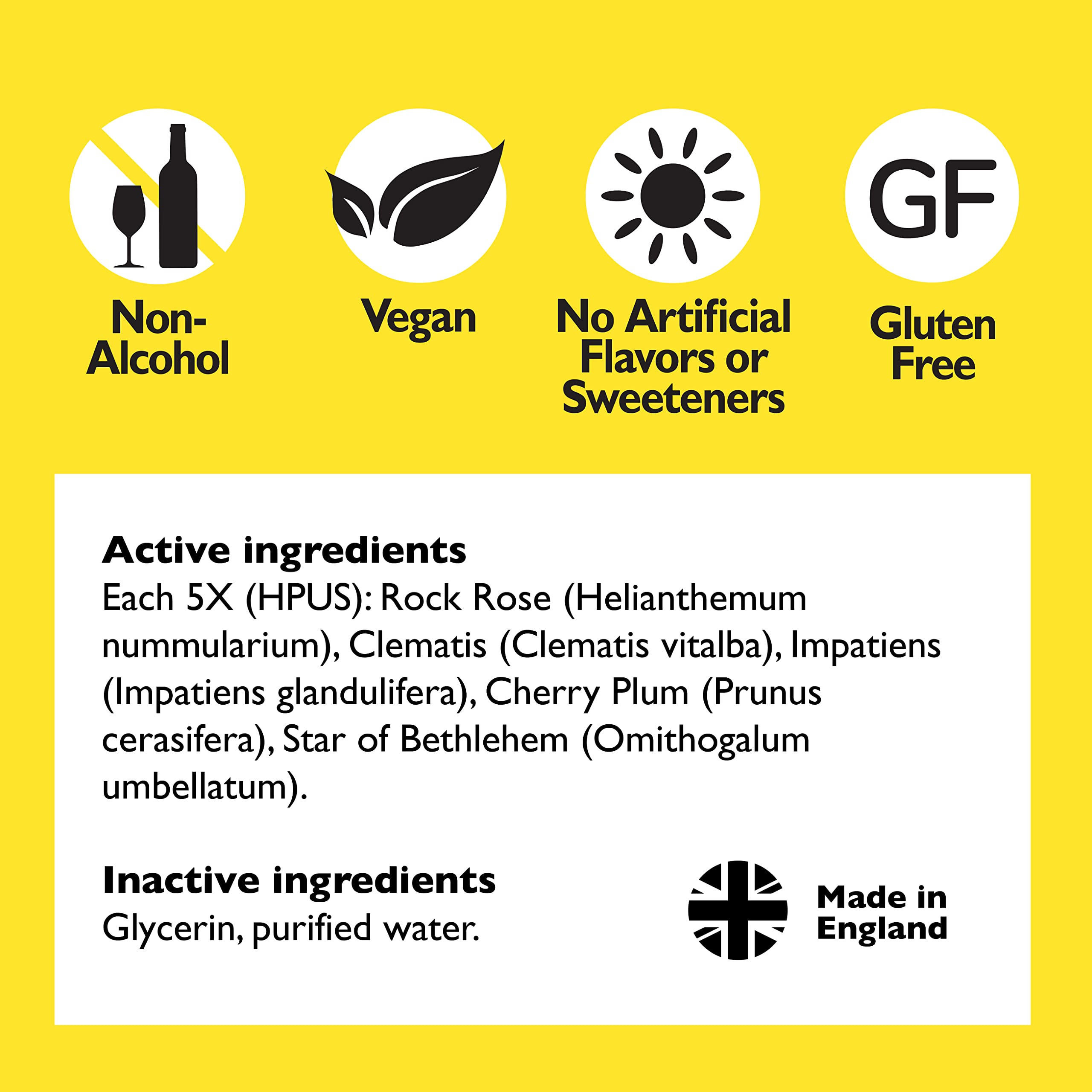 RESCUE Bach Remedy bottle on counter signals a familiar home calm routine.