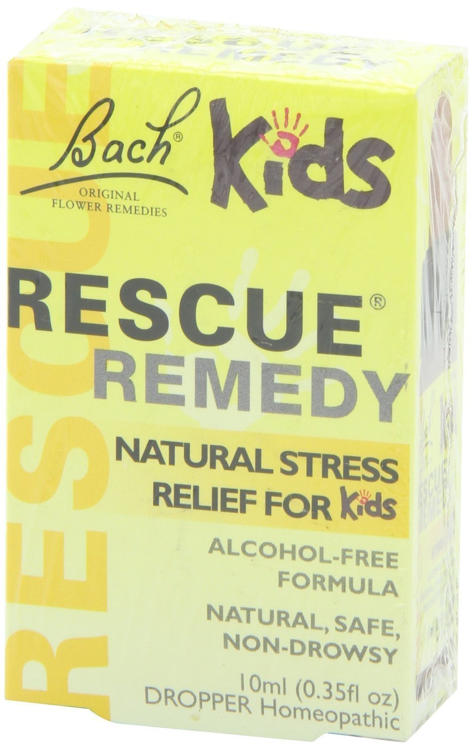 RESCUE Kids dropper close up showing safe kid friendly tincture for peaceful routines