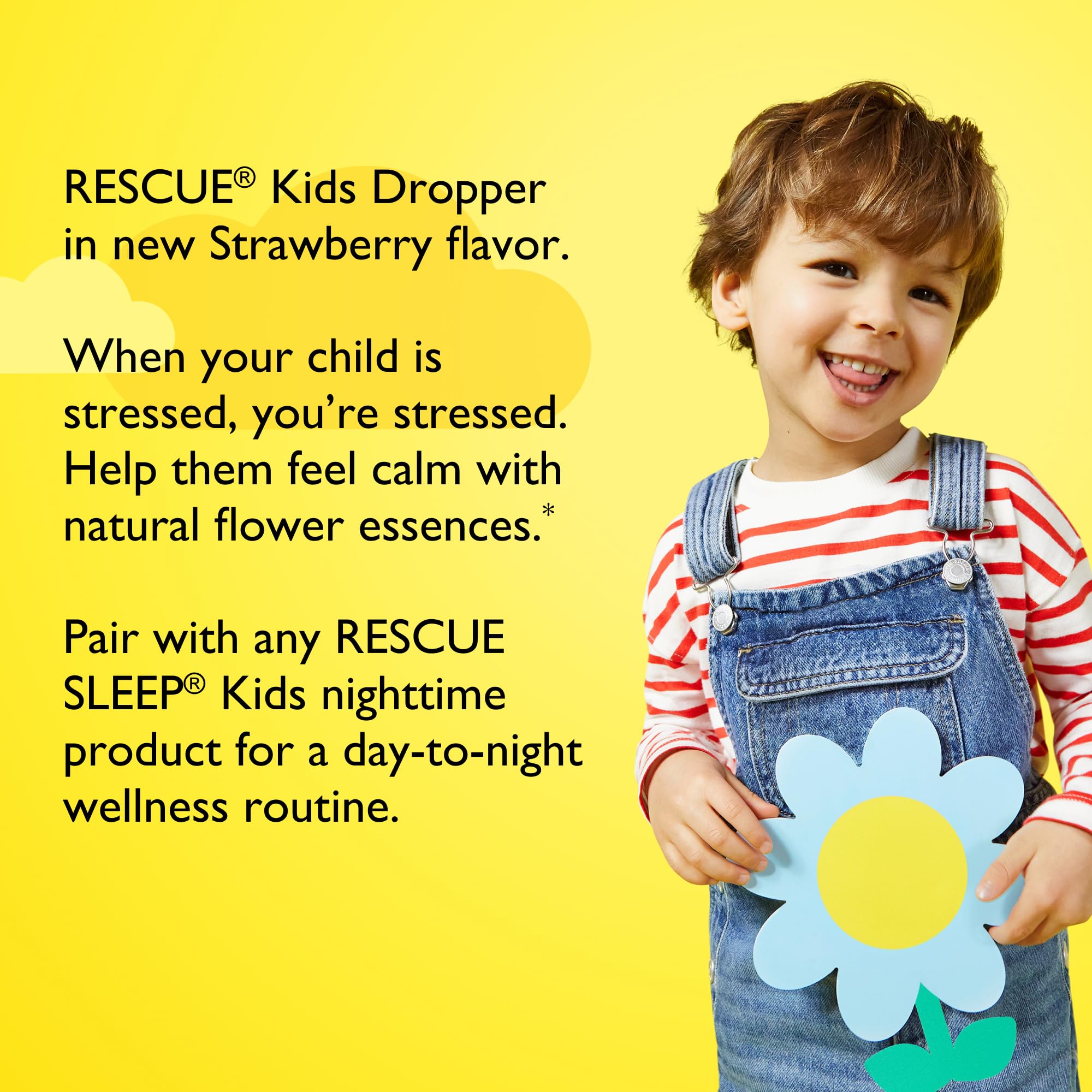 RESCUE Kids Dropper drops on tongue shows simple daily use