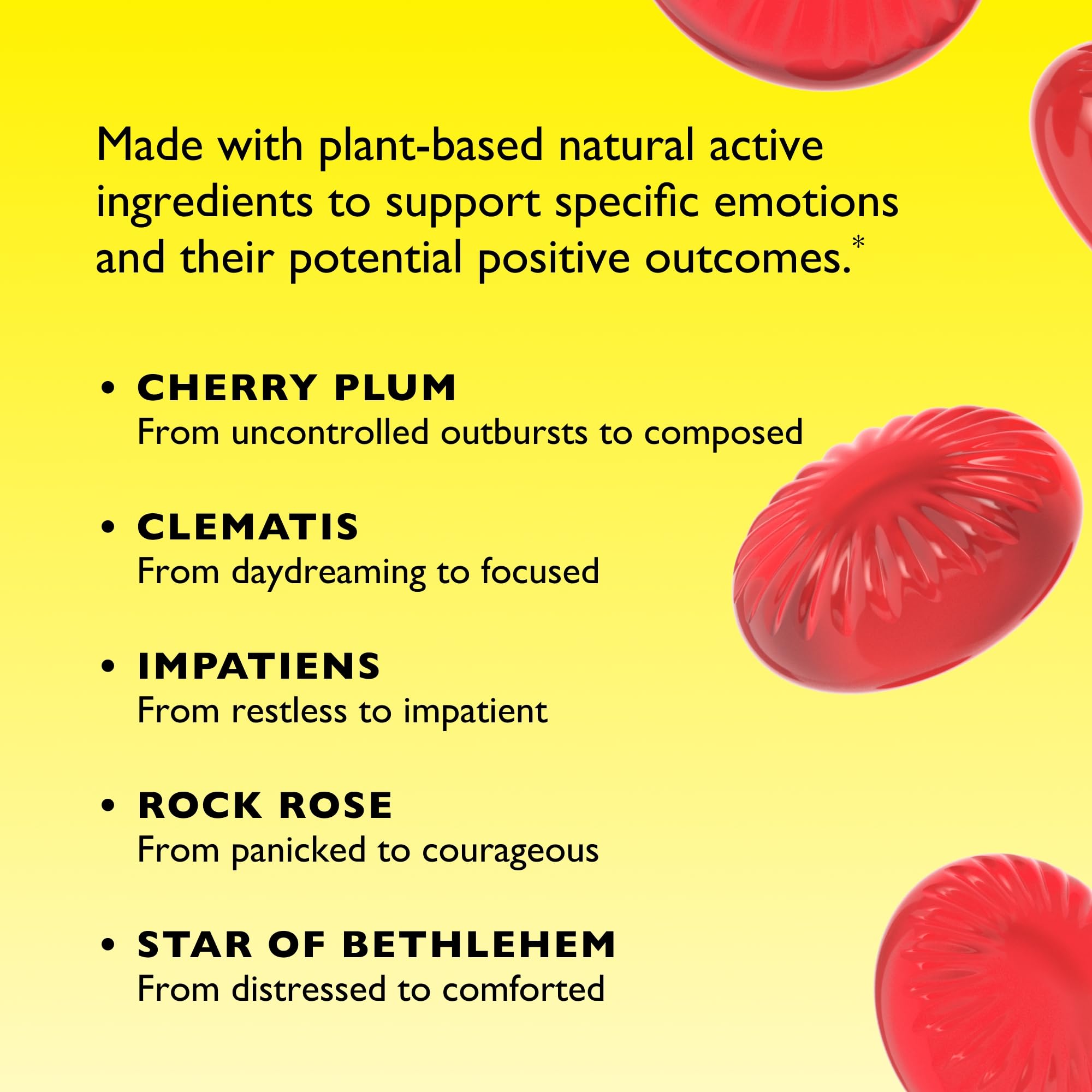 RESCUE Kids Pastilles lozenge close-up with smooth texture.