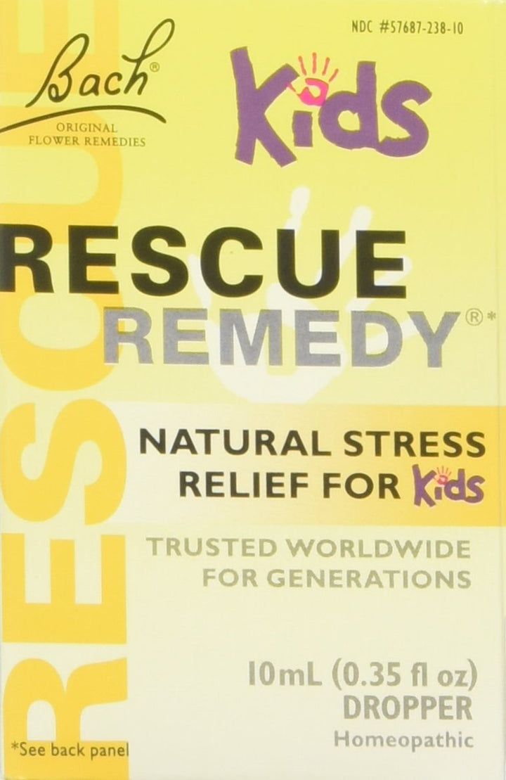 RESCUE Kids Rescue Remedy Drops bottle highlights alcohol-free formula for calming moments