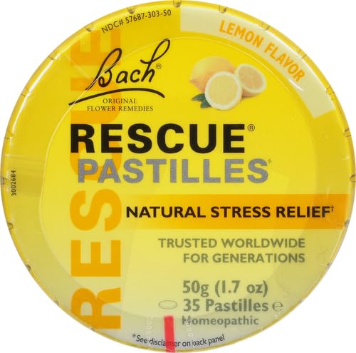 Pastillas RESCUE Limón, envase de 35 pastillas para llevar