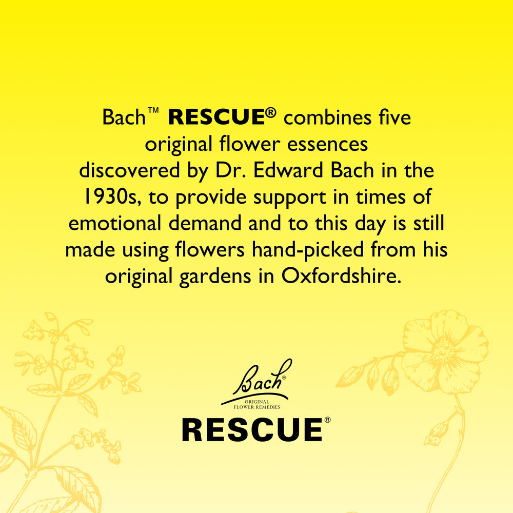 RESCUE Pastilles are alcohol-free and non-habit forming, family-friendly.