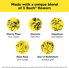 RESCUE Pastilles five-flower blend highlighting trusted remedy formula in use.