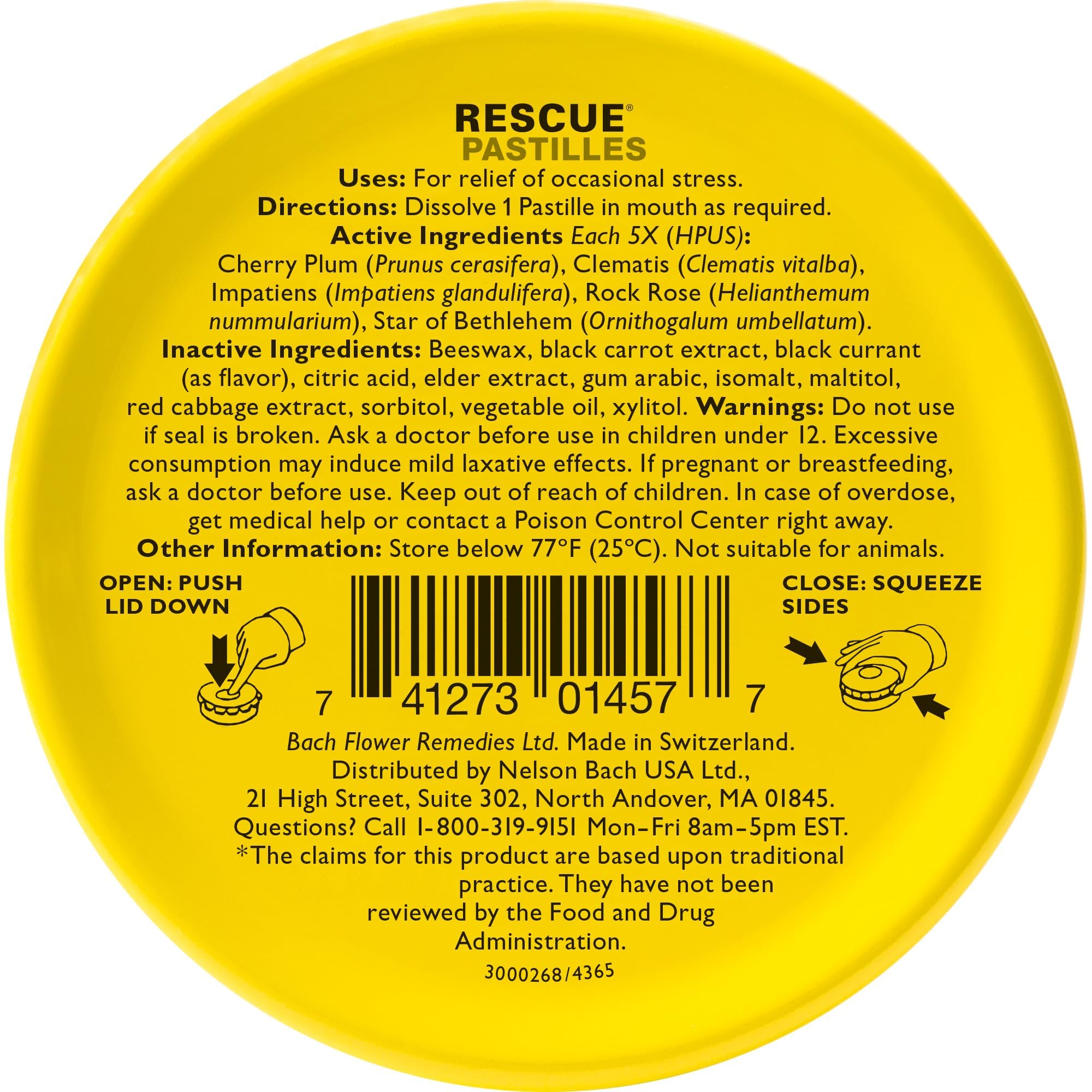 RESCUE Pastilles two-pack box shown for convenient family use.