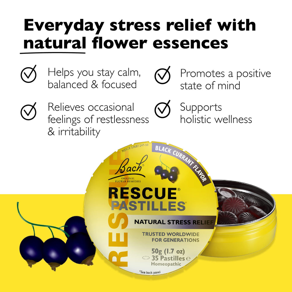 Uso en movimiento: Rescue Pastilles para calma rápida fuera de casa.