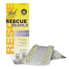 RESCUE Pearls dissolving capsule demonstrates quick, alcohol-free relief.