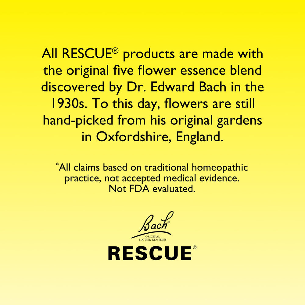 RESCUE Remedy 20mL travel bottle ready for stress relief.