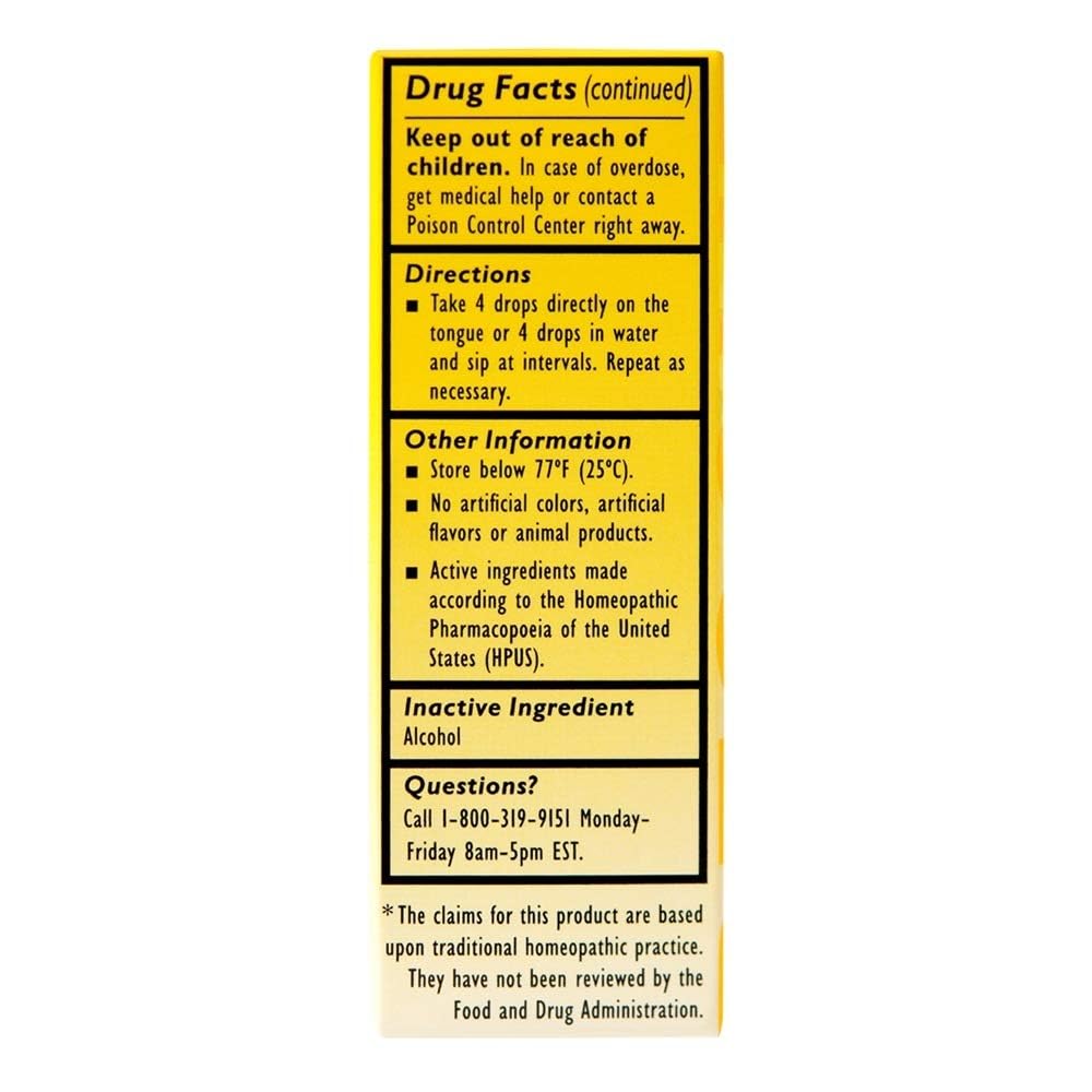 RESCUE Remedy label close-up showing trusted branding