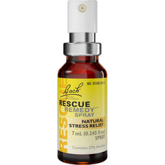 RESCUE Remedy pump-dispense shown for convenient on-the-go stress relief.