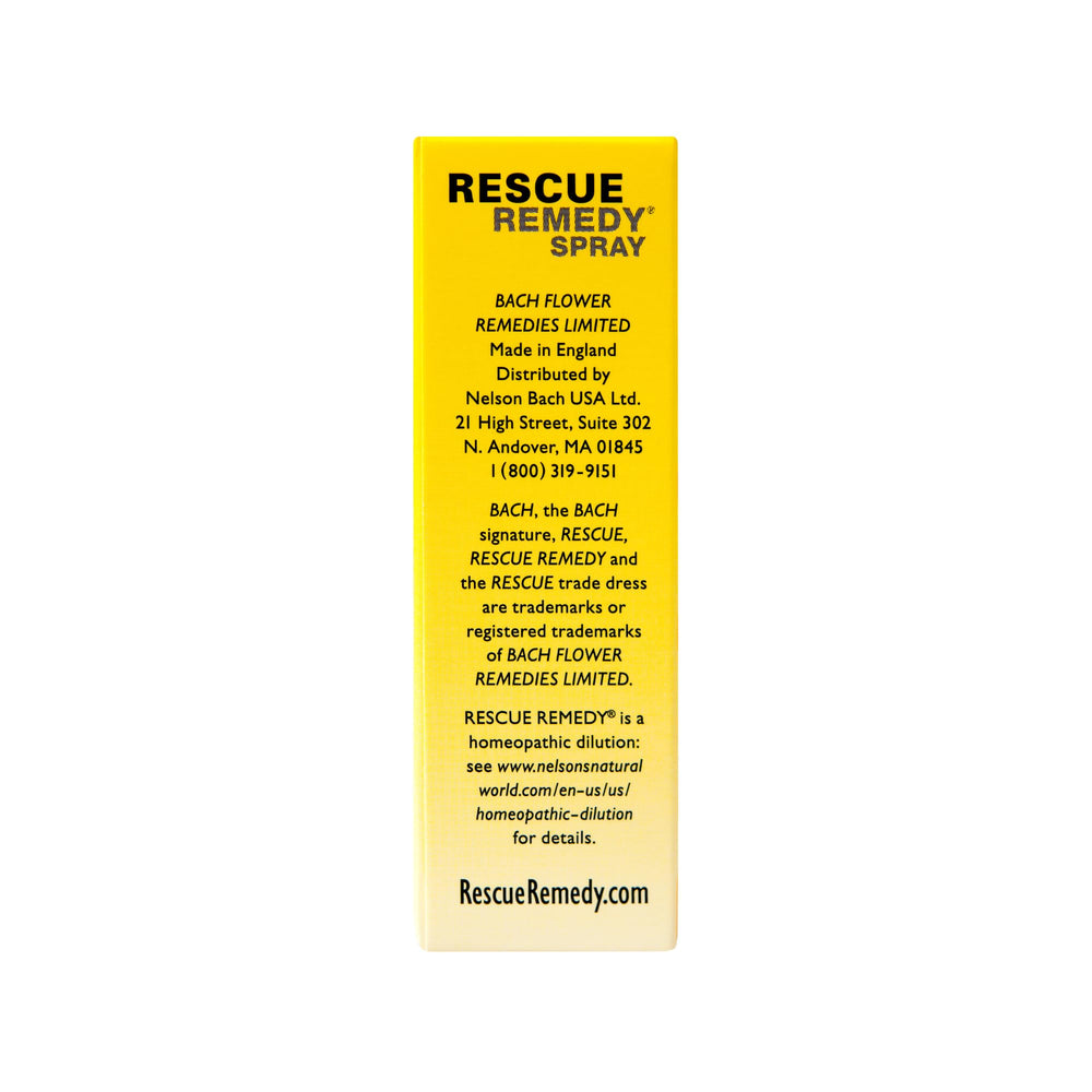 RESCUE Remedy Spray mini bottle designed for purse or pocket.