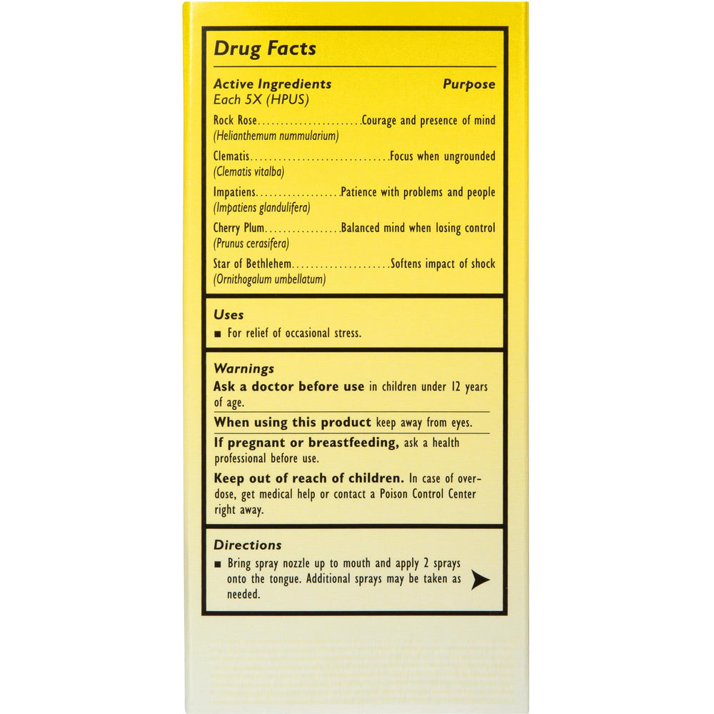 RESCUE original flower essence blend for balanced mood support.