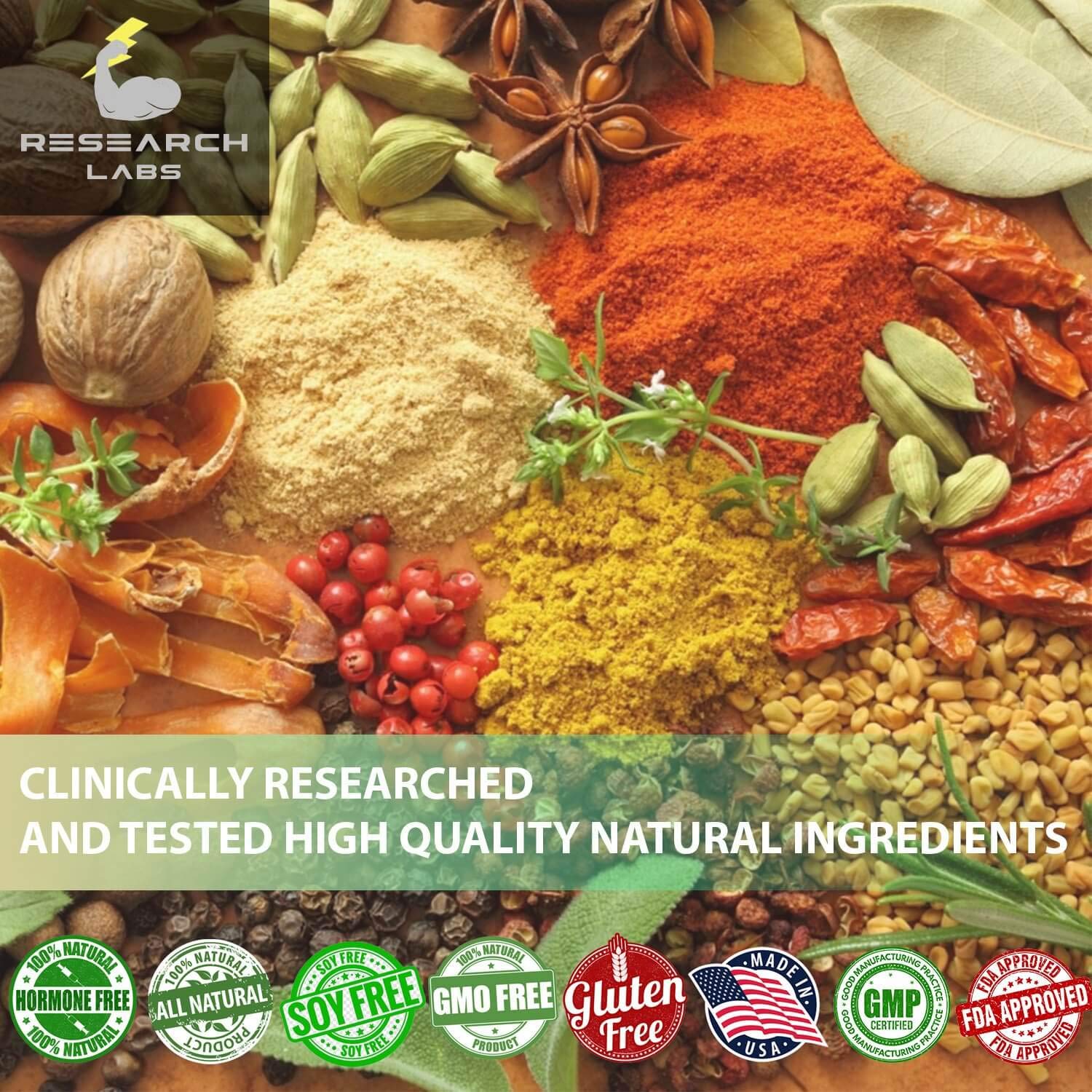 Research Labs antioxidant powerhouse image suggesting eye and heart wellness.