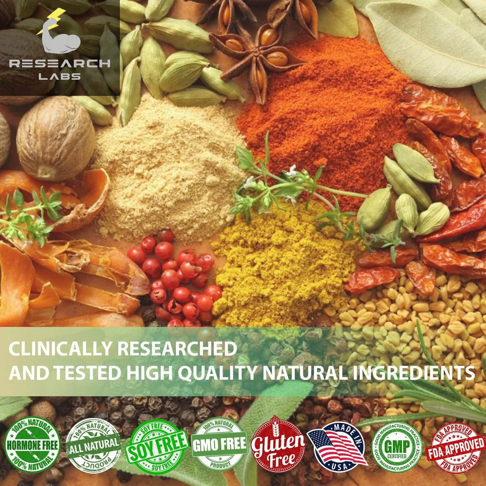 Research Labs antioxidant powerhouse image suggesting eye and heart wellness.