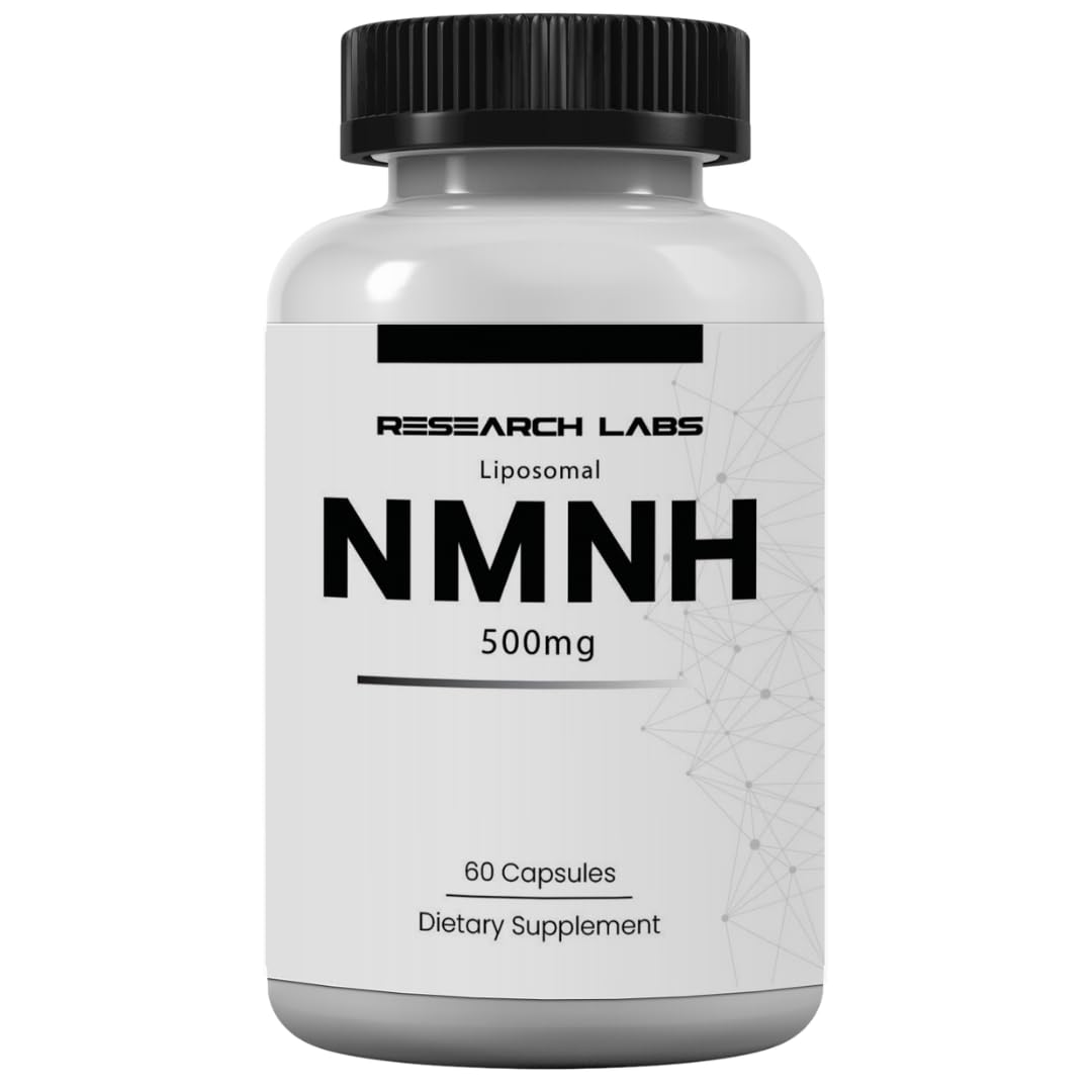 Research Labs NMNH bottle front showcase NMNH capsules for daily energy support
