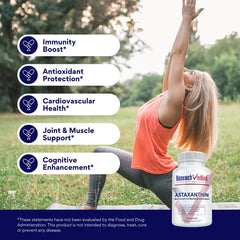 Ingredients panel of Research Verified Astaxanthin highlighting natural source