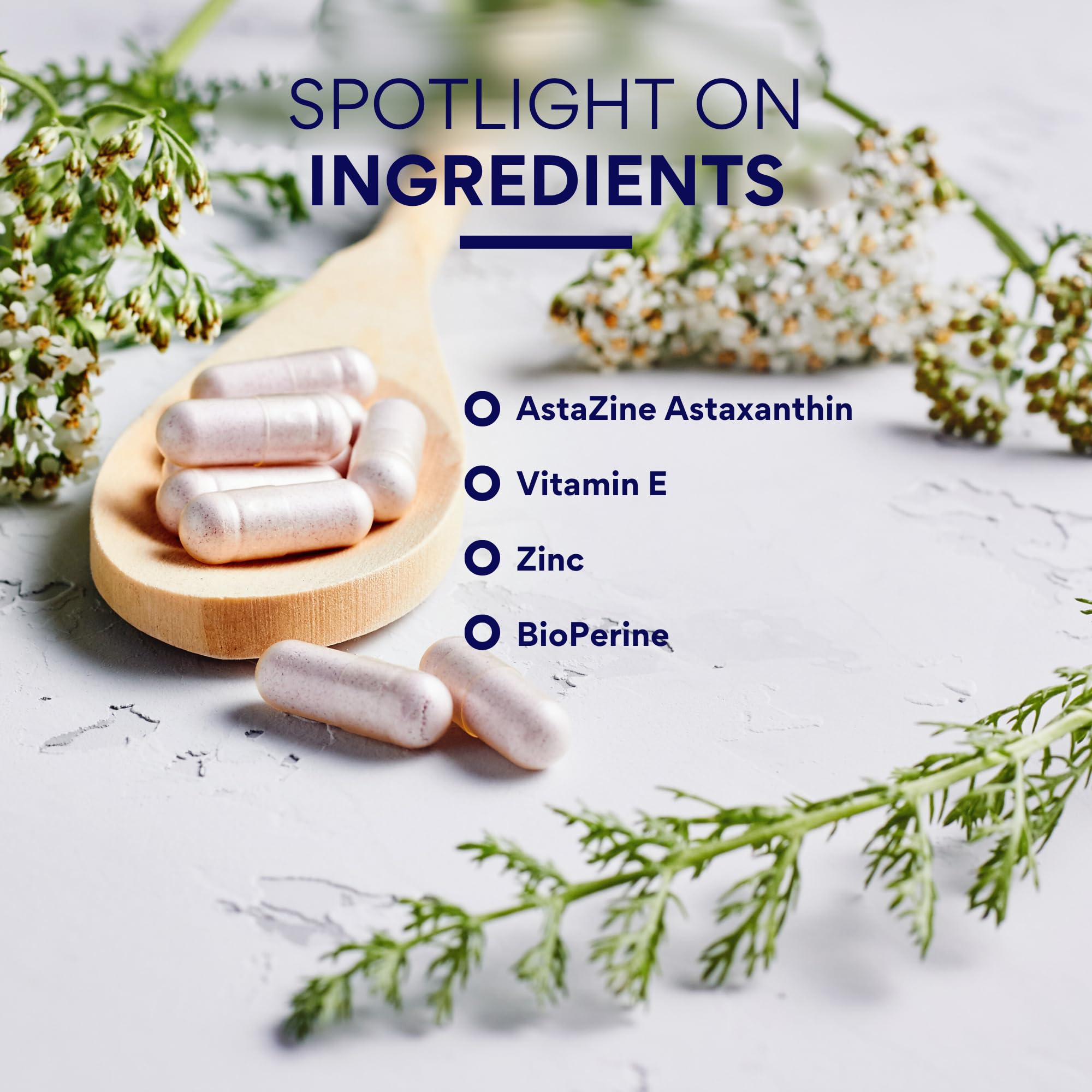 Made in USA label on Research Verified Astaxanthin bottle
