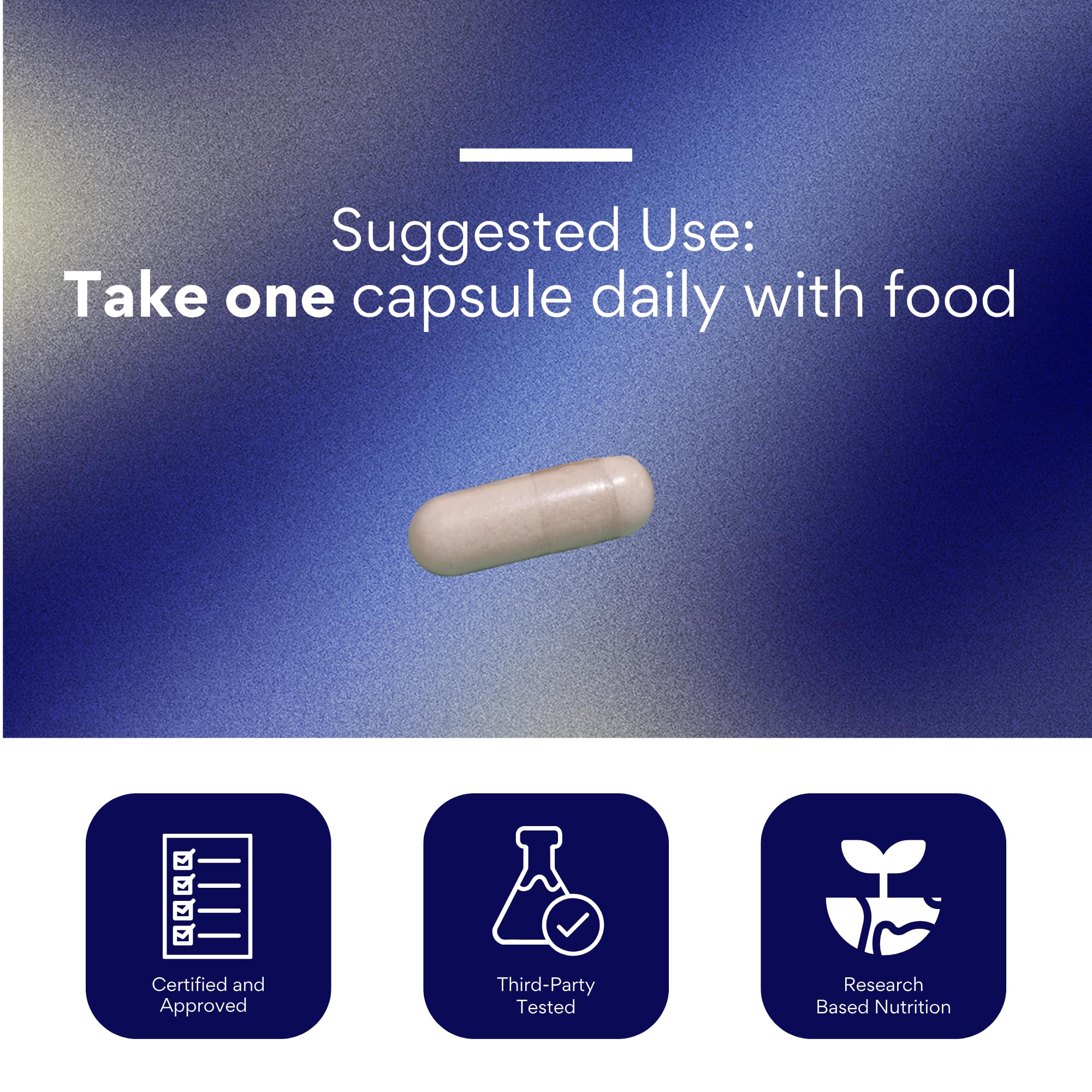 Non-GMO seal on Research Verified Astaxanthin packaging