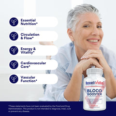 Research Verified Blood Booster magnesium blend emphasizes essential mineral support