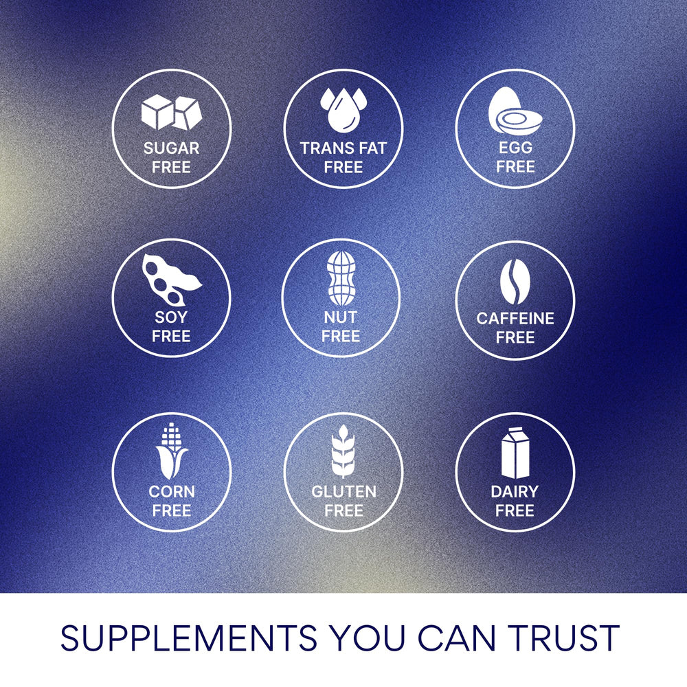 Research Verified Blood Booster vitamin group close-up including C, D3, and E.