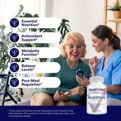 Glucotrax gymnema leaf extract highlighting craving-friendly composition