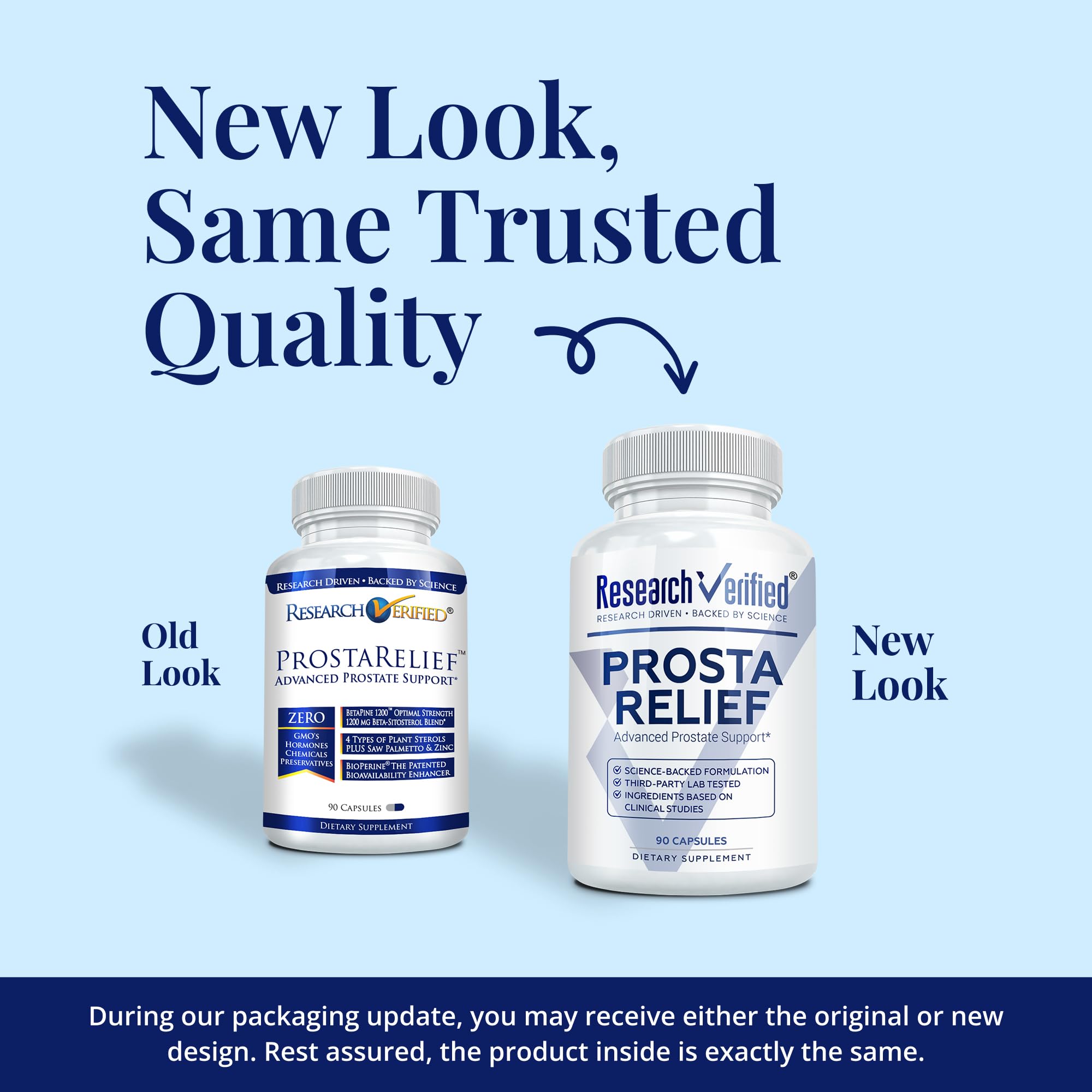 Research Verified Prosta Relief capsules close-up for daily use