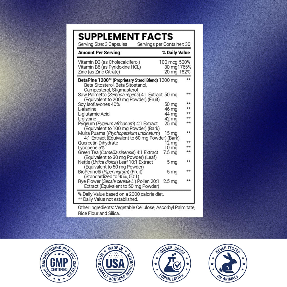 Research Verified Prosta Relief 3-pack packaging emphasizes value