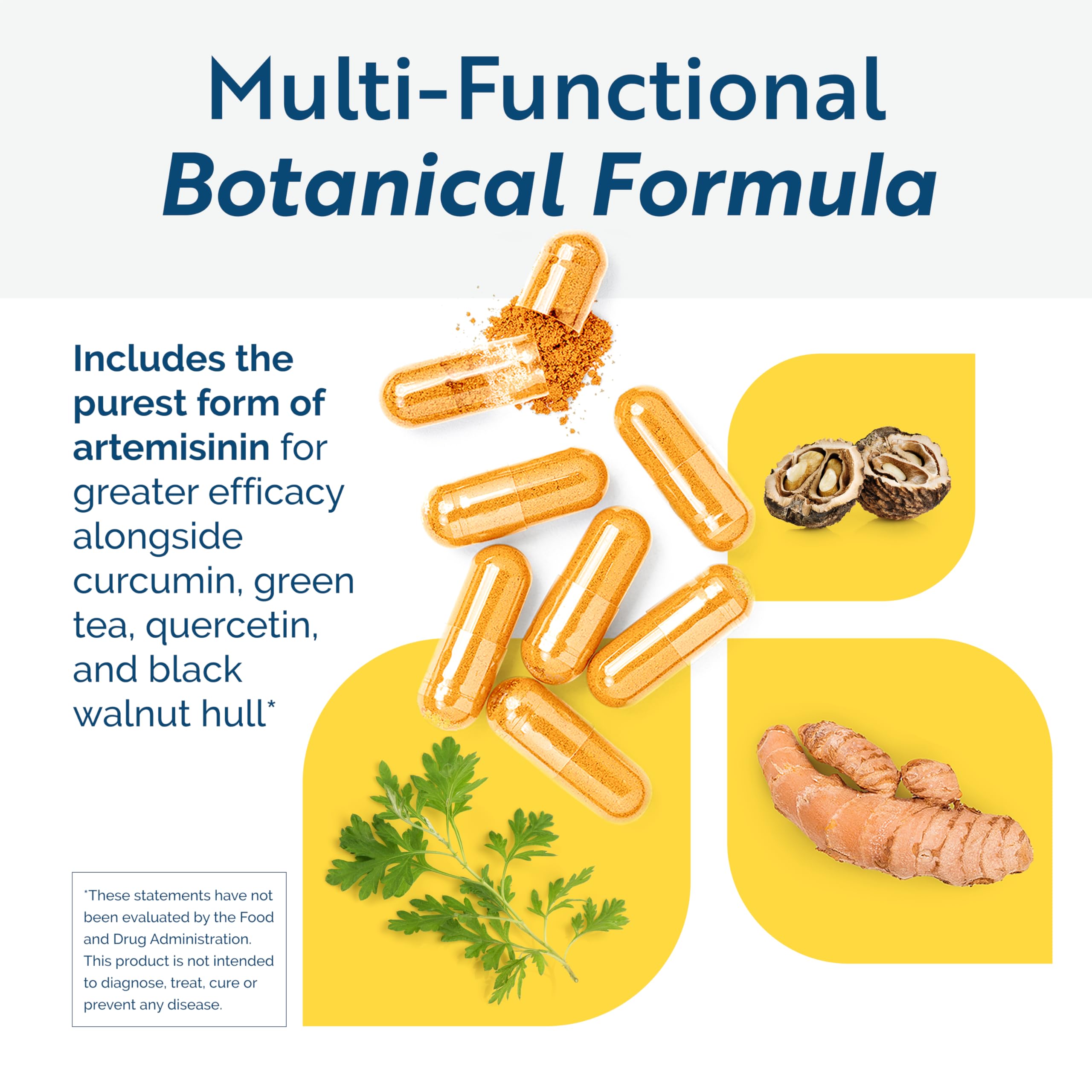 Researched Nutritionals Artemisinin SOD label highlights premium ingredients.
