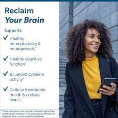Close-up of Researched Nutritionals BDNF Essentials capsules highlighting brain health support.