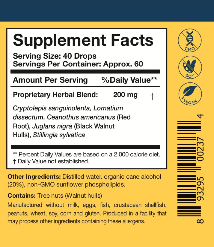 Crypto-Plus packaging shows vegan and GMO-free claim for health-conscious shoppers.